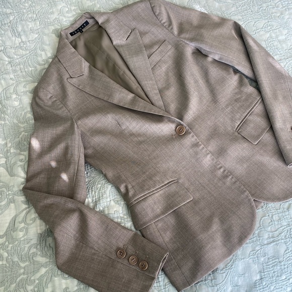 Theory Gray Wool Blend Lynnia Blazer - Picture 2 of 11